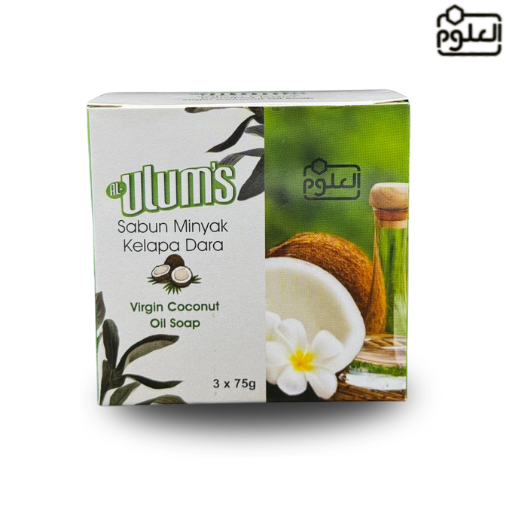 VIRGIN COCONUT OIL SOAP (Sabun Minyak Kelapa Dara) 75G X 3