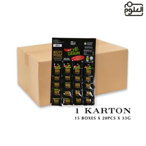 1 KARTON KOPI SEDAP Coffee dengan Habbatussauda (Papan)
